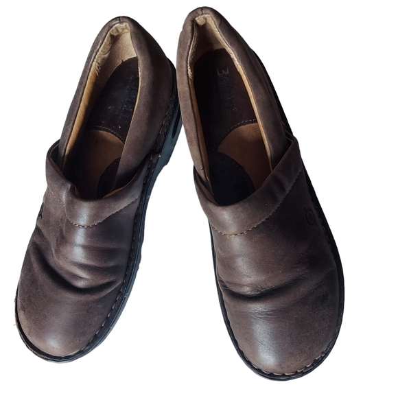 7 Born brown clog - Picture 1 of 6
